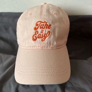 Light pink ball cap